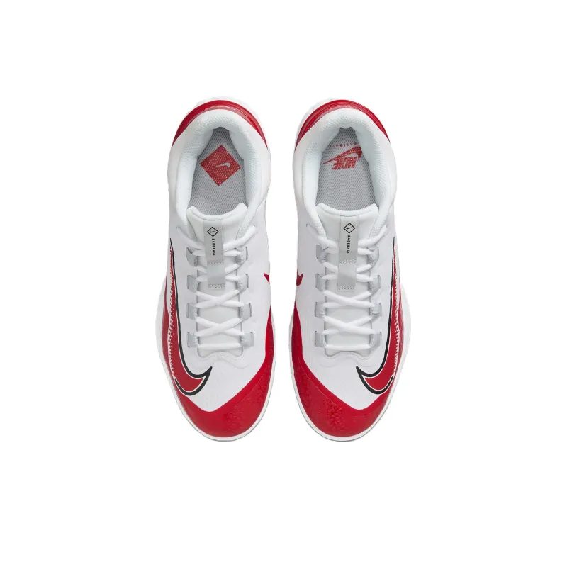 Nike Alpha Huarache Elite 4 Low 'White University Red'-3
