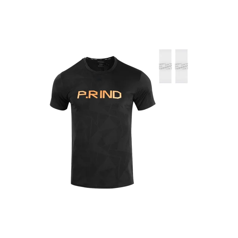 P.R IND Badminton Sports Top Black-1