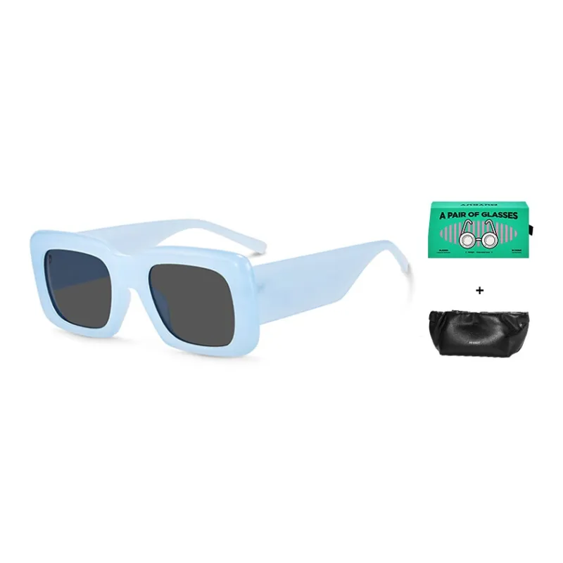 MUYKUY PC Square Sunglasses Women's-4