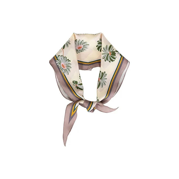 LOST PATTERN Silk Scarves Women's-3