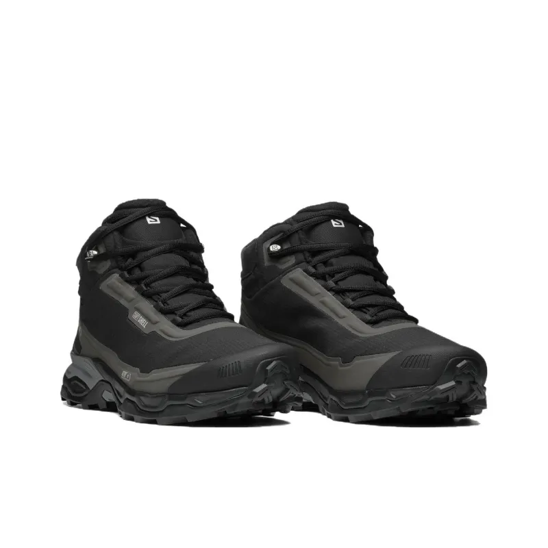 SALOMON Wear resistant And Lightweight High Top Outdoor Shoes Unisex Black-2
