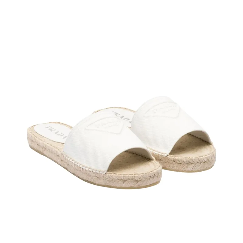 PRADA Slide Slippers Women's White-2
