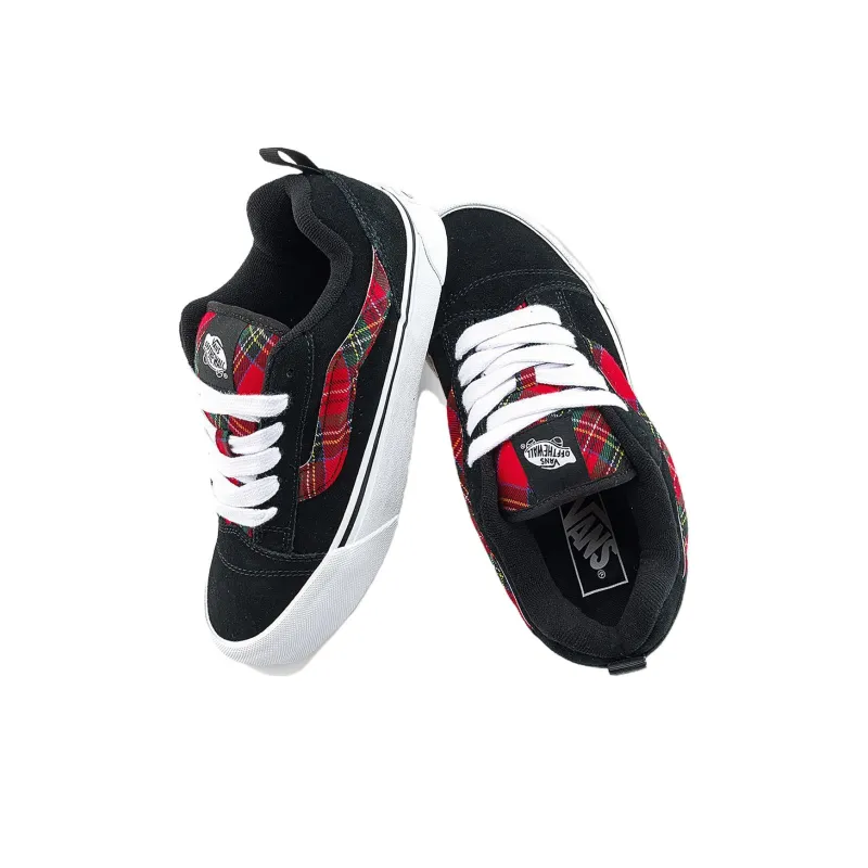 Vans Knu Skool 'Rave Plaid Black'-2