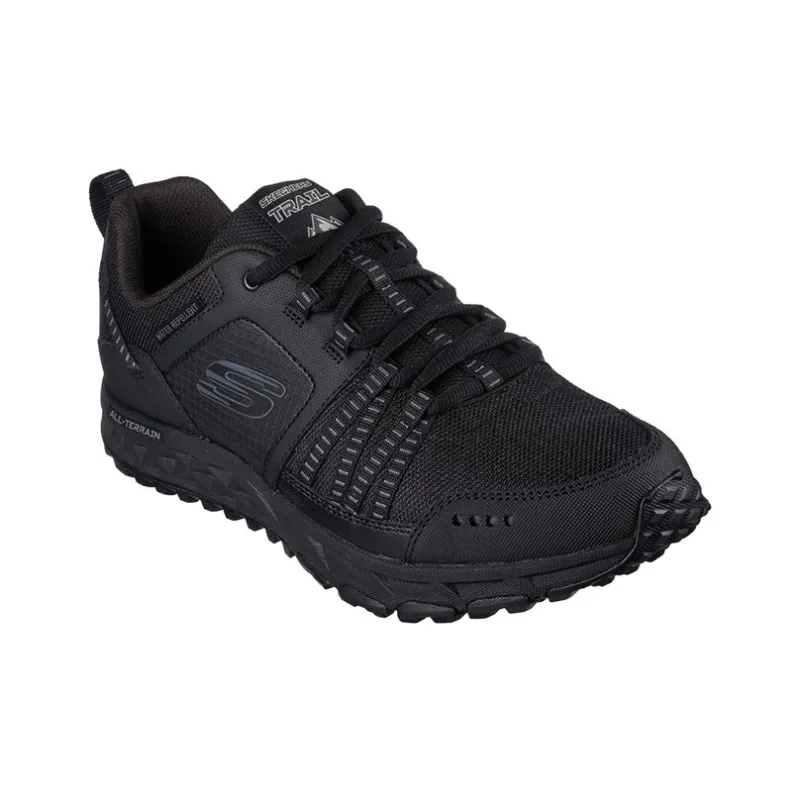 Skechers Escape Plan Cushioning, Slip Resistant, And Abrasion Resistant Low Top Mountaineering Hiking Shoes Men's Black-2