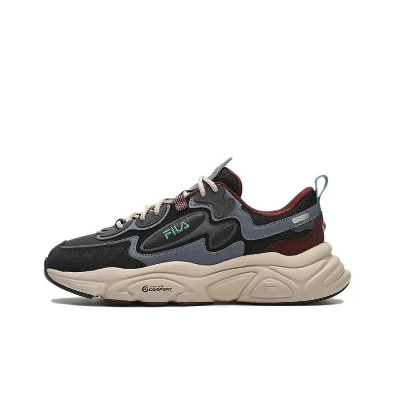 FILA Mars 1S LowTop Running Shoes 'Black Grey Red'-0