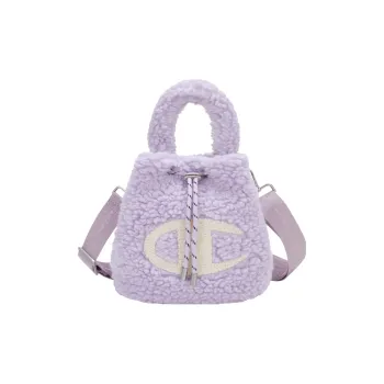 Champion Fluffy Collection Fabric Small Shoulder Bag Bucket Bag Handbag Small Size Unisex Multicolor