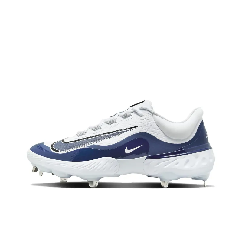 Nike Cleats Alpha Huarache Elite 4 Low 'White Blue'-0