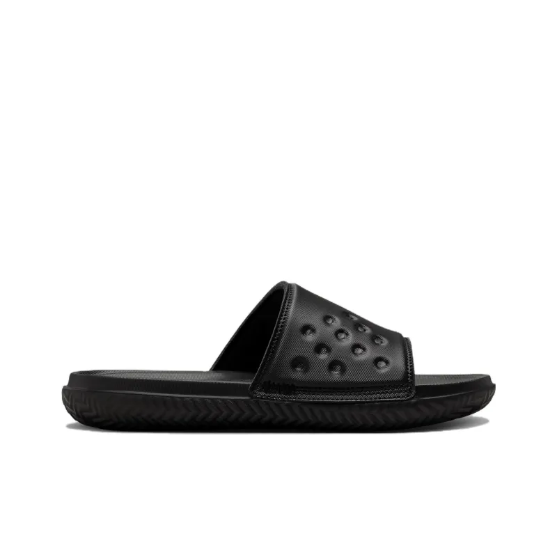 Jordan Play Slide Black Metallic Silver-1
