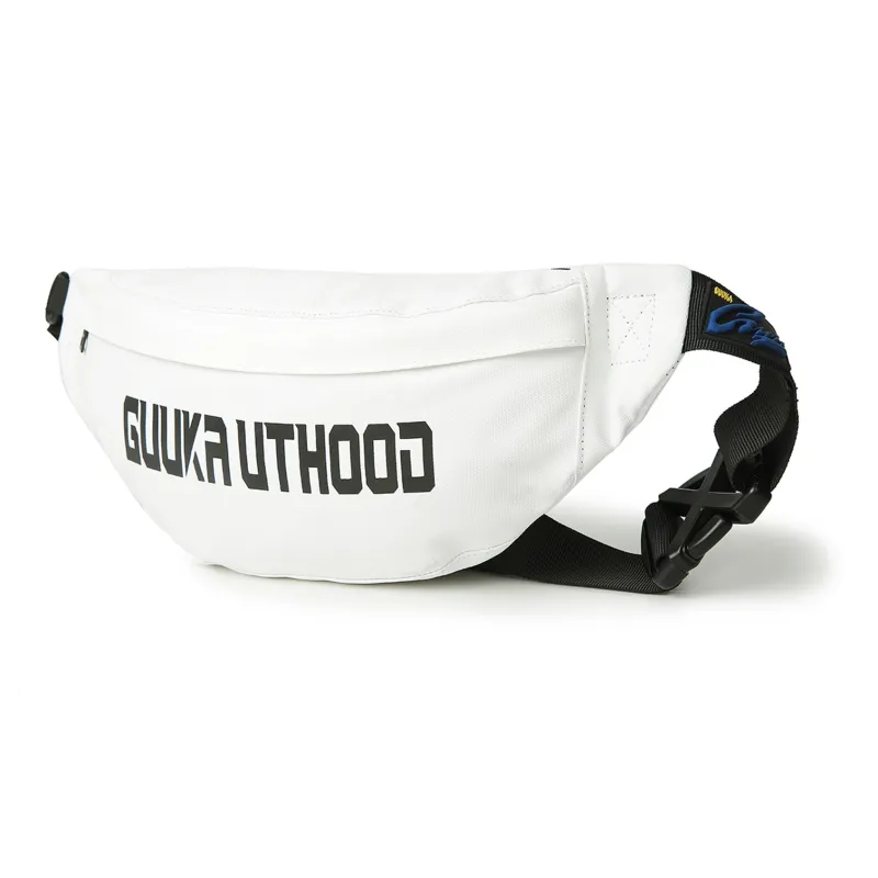 Guuka Fabric Fanny Pack, Shoulder Bag, Crossbody Bag Regular Unisex White-0