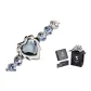 Lion (Deep Blue White Zircon)