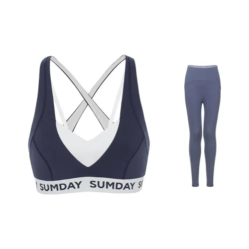 Sumday Athletics Casual Suits Women's Blue+Dark Purple