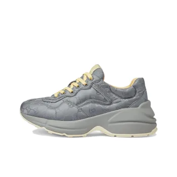 GUCCI Women's Lace Up Sneaker 'Deep Grey' Women's
