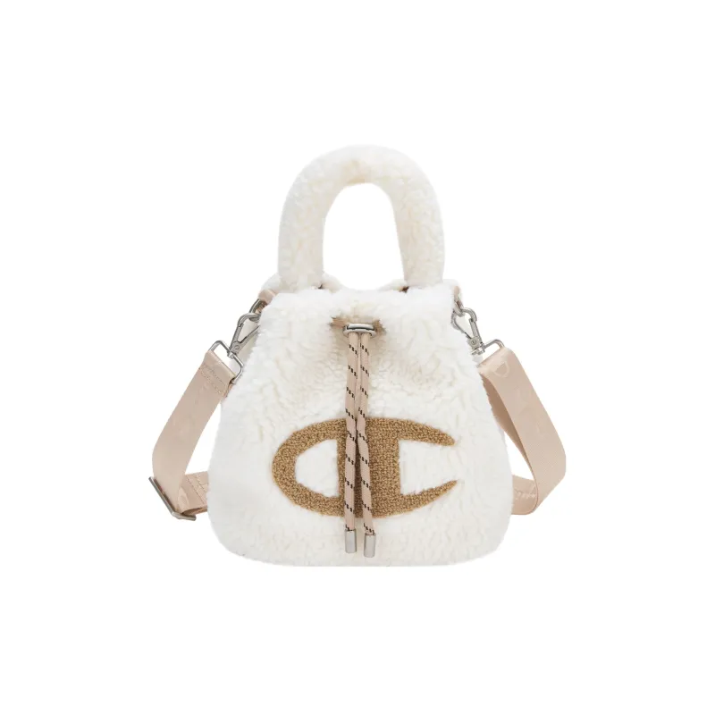 Champion Fluffy Collection Fabric Small Shoulder Bag Bucket Bag Handbag Small Size Unisex Multicolor-0