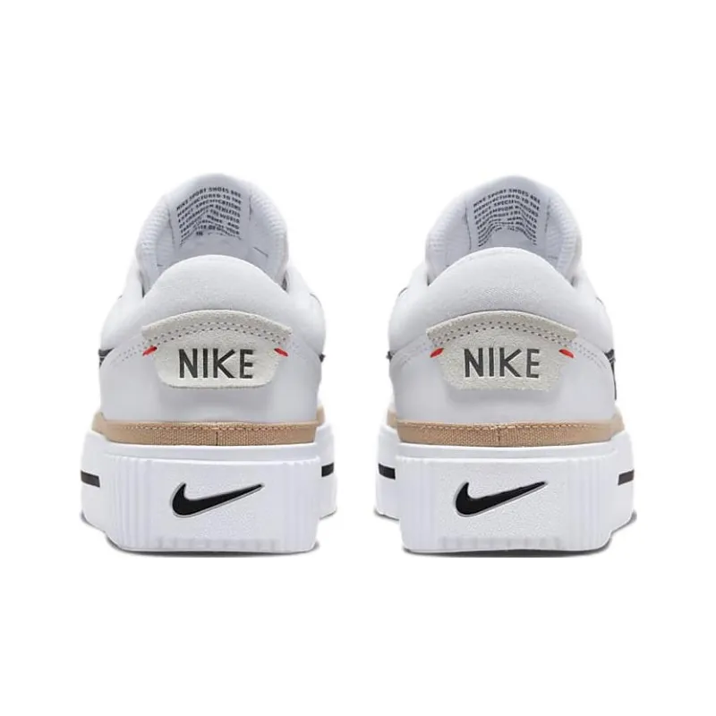 Nike Court Legacy Lift White Black Women's-3