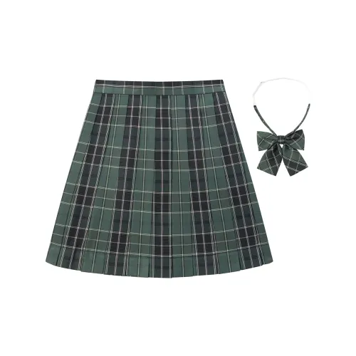Tokyo Season Casual Short Skirts Women's Qingpu Plaid Skirt