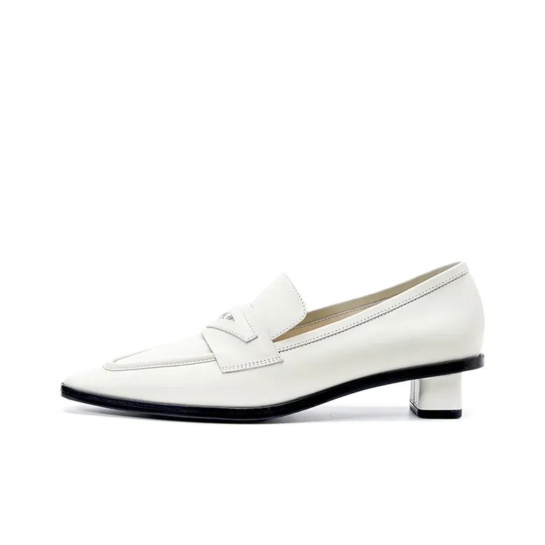 R'AZZURRO Casual Single Shoes Women's Milkshake White-0