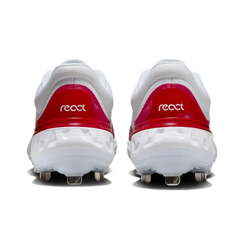 Nike Alpha Huarache Elite 4 Low 'White University Red'-4