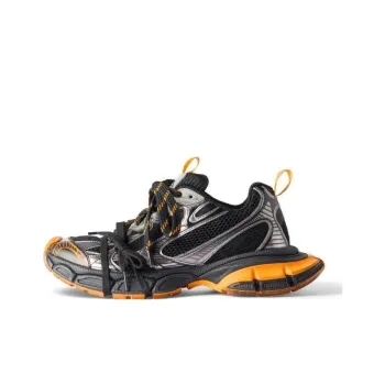 Balenciaga 3XL Sneakers 'Black Orange Grey Mesh And Polyurethane'
