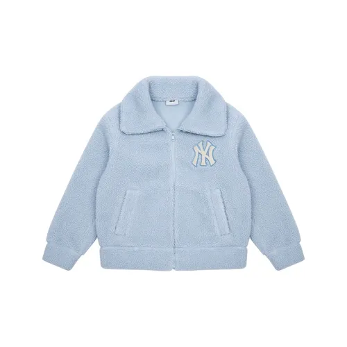 MLB Dumble Velvet Jackets Unisex Haze Blue