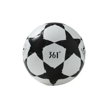 361° Size 5 Ball Soccer TPU Machine Stitched Soccer Ball Unisex Black White