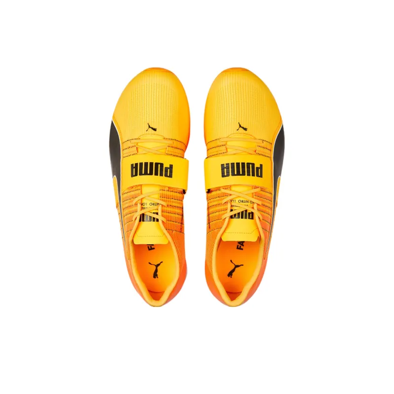 PUMA EvoSPEED Tokyo Nitro Wear resistant And Lightweight Low Top Running Shoes Unisex Orange Black-2