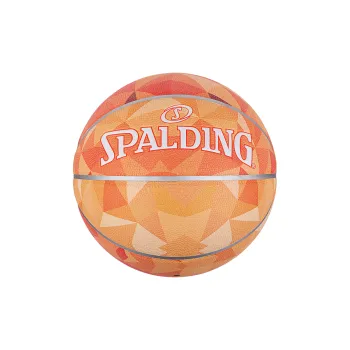 SPALDING Prism Series PU Basketball Orange Size 7 Ball Training Unisex