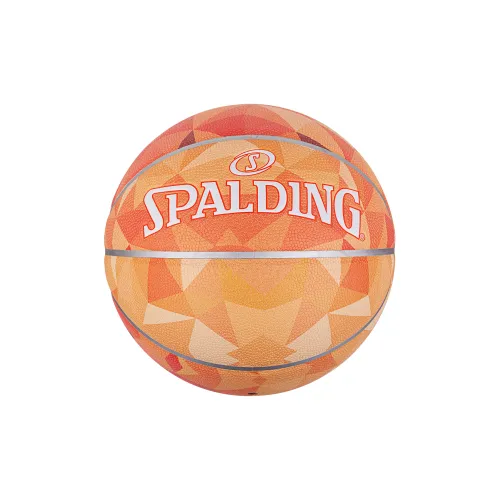 SPALDING Prism Series PU Basketball Orange Size 7 Ball Training Unisex