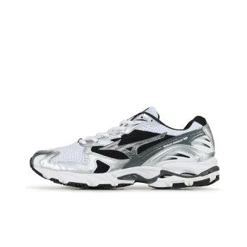 Mizuno Wave Rider 10 White Silver Black