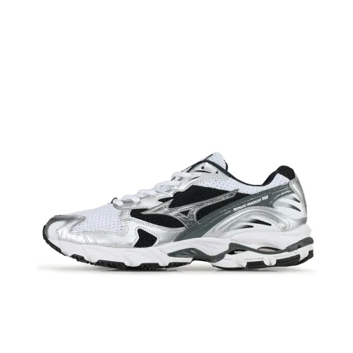 Mizuno Wave Rider 10 White Silver Black