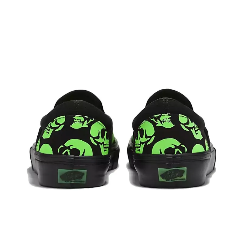 Vans Skate Slip On 'Glow Skulls'-3