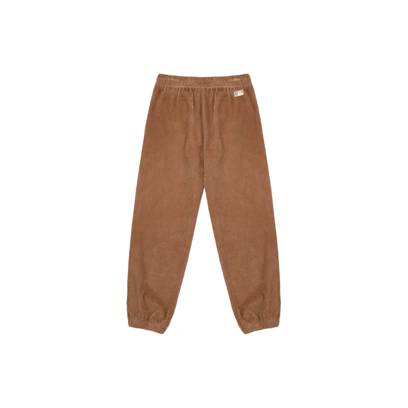 MLB New York Yankees Knitted Sweatpants Unisex Brown-1