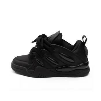 ABCIU Low Top Stylish Skateboarding Shoes Unisex Black