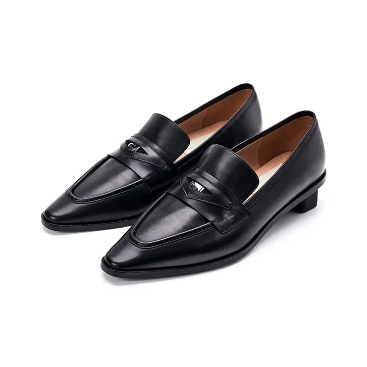 R'AZZURRO Casual Single Shoes Women's Mysterious Black-1