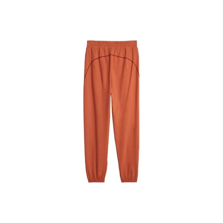 PUMA Knitted Sweatpants Women's Orange Red-1