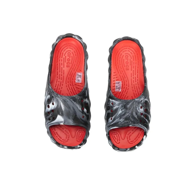 Crocs Marbled Echo Slide 'Black'-2