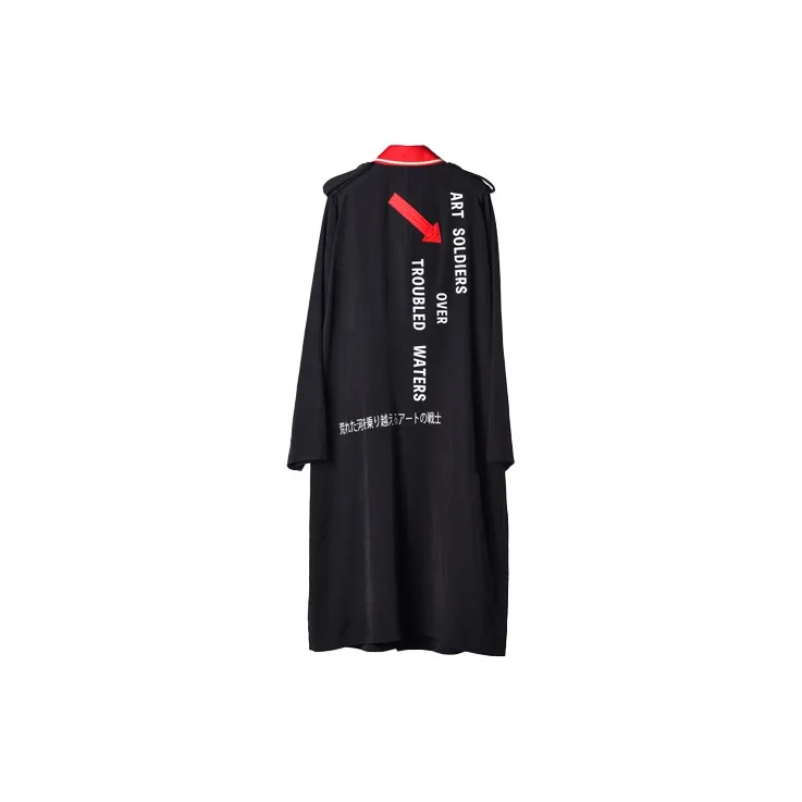Yohji Yamamoto Trench Coats Men Black-1