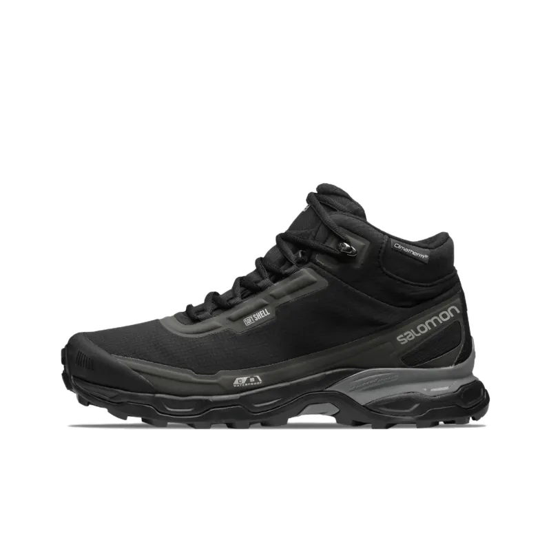 SALOMON Wear resistant And Lightweight High Top Outdoor Shoes Unisex Black-0