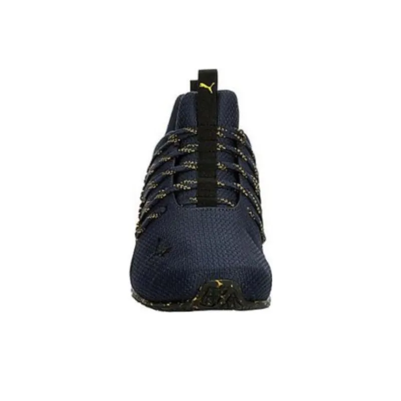 PUMA Axelion Wear resistant And Lightweight Mid Top Running Shoes Men's Blue-4