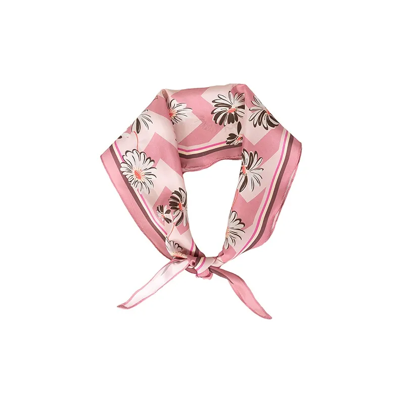LOST PATTERN Silk Scarves Women's-9