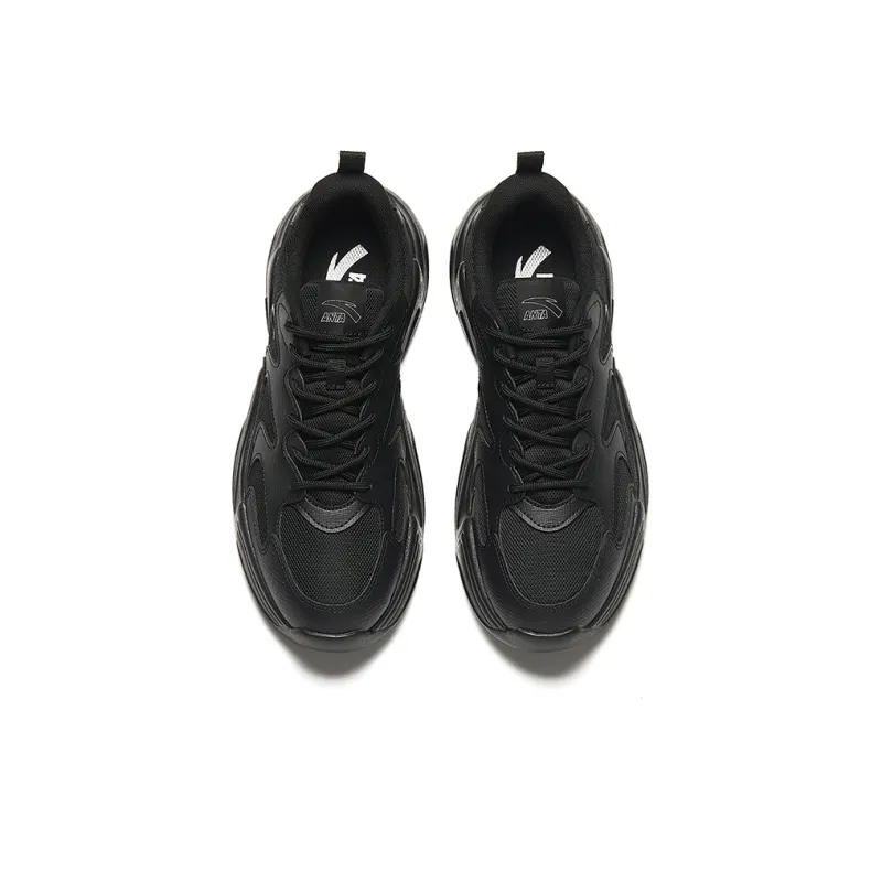 ANTA Casual Shoes Men Low Top Black-2