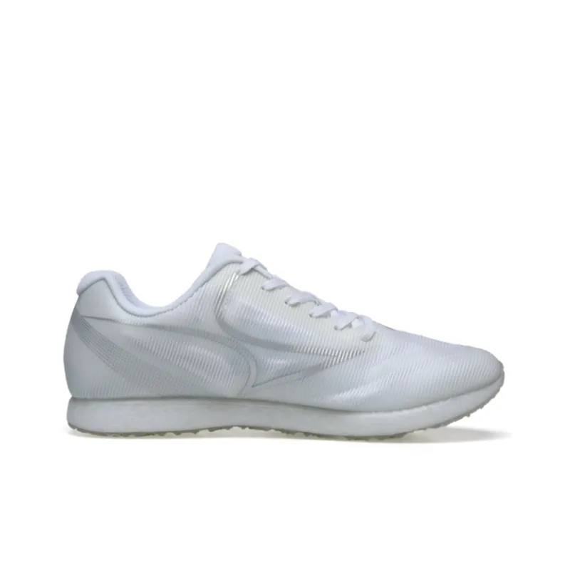 HEALTH Cushioning Abrasion Resistant Breathable Coverage Low Top Running Shoes Unisex Elegant White-1