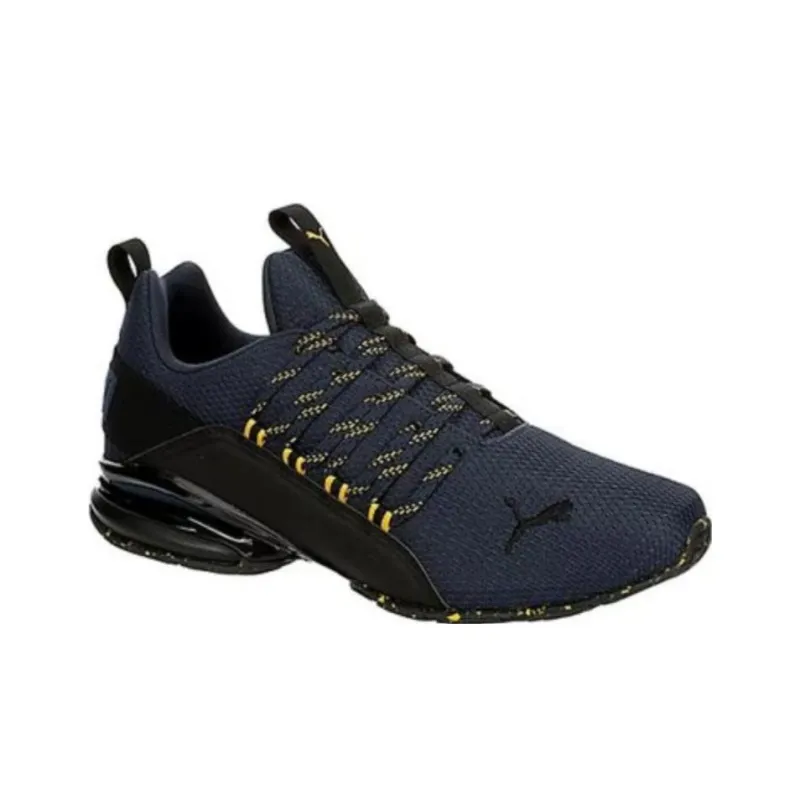 PUMA Axelion Wear resistant And Lightweight Mid Top Running Shoes Men's Blue-2