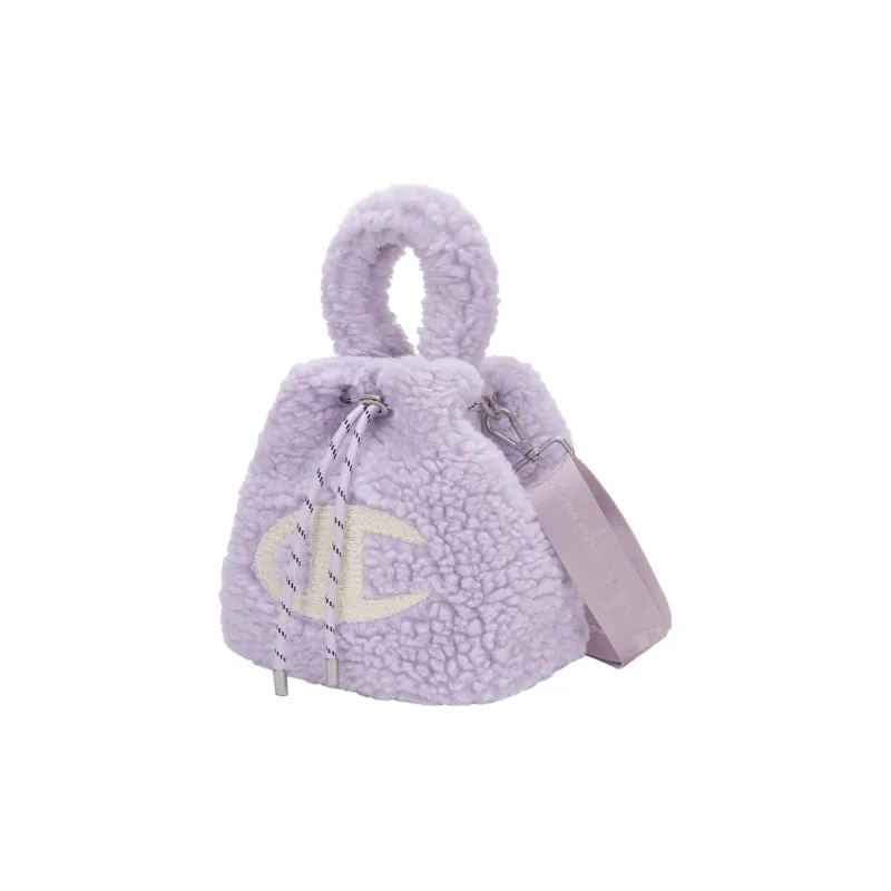 Champion Fluffy Collection Fabric Small Shoulder Bag Bucket Bag Handbag Small Size Unisex Multicolor-8