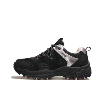 HUMTTO Shock Absorbers With Slip Resistant And Abrasion Resistant Properties Low Top Outdoor Shoes Women's Black Pink