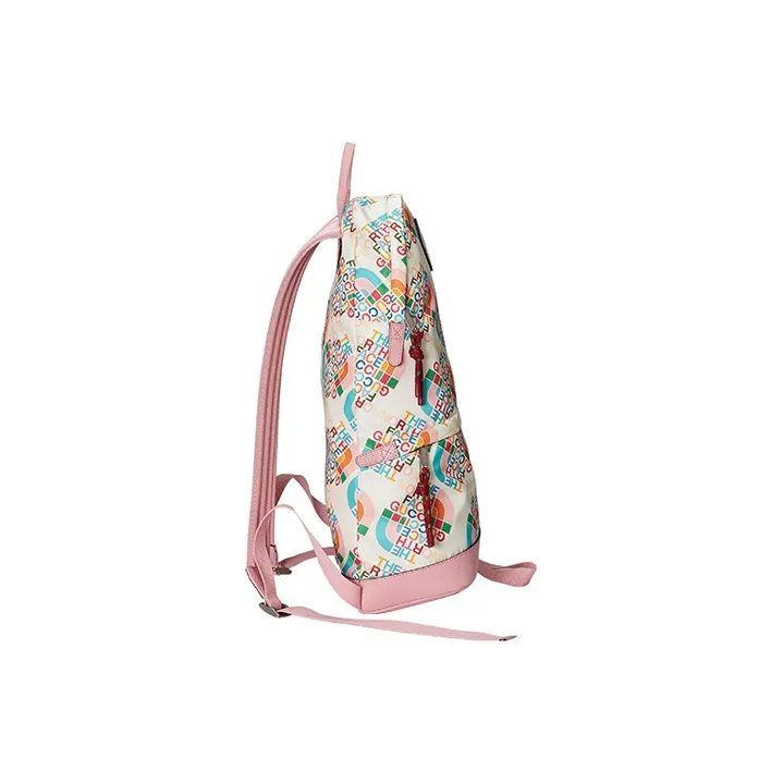 GUCCI The North Face Collaboration Leather Detail Backpack Regular Men's White/Pink-3