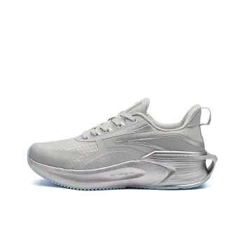 361° Galloping Cushioning Anti Slip And Wear Resistant Breathable Rebound Low Top Running Shoes Men's Silver Gray