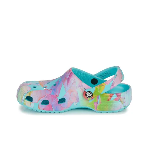 Crocs Classic Palm Print Clogs 'Neptune Multi'