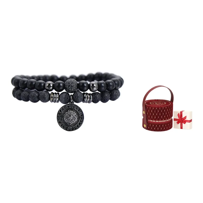 MUSTKOO Obsidian Bracelets Unisex-3