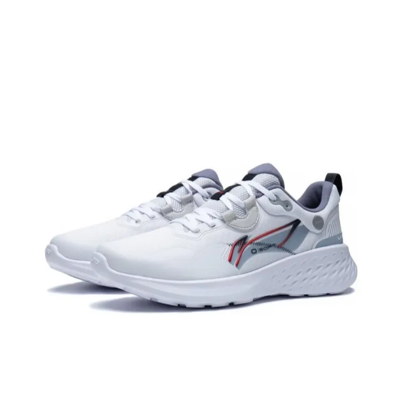LiNing Soft Element Abrasion Resistant Breathable Low Top Sports Casual Shoes Men's White-2