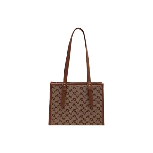 JANE KLAIN PU Handbag, Shoulder Bag Women's Brown/Pink/Black